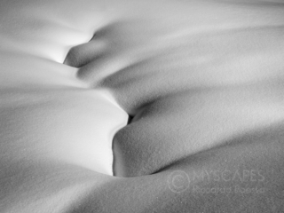 Snow shapes in Val Venegia - Italy
