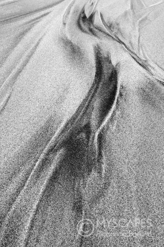Sand shapes at Mangersta beach - Outer Hebrides
