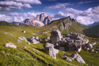 Mondeval plateau and Mount. Pelmo - Italy